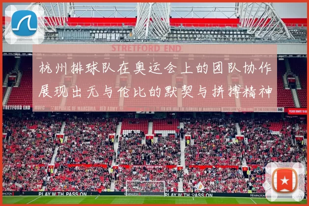 杭州排球队在奥运会上的团队协作展现出无与伦比的默契与拼搏精神